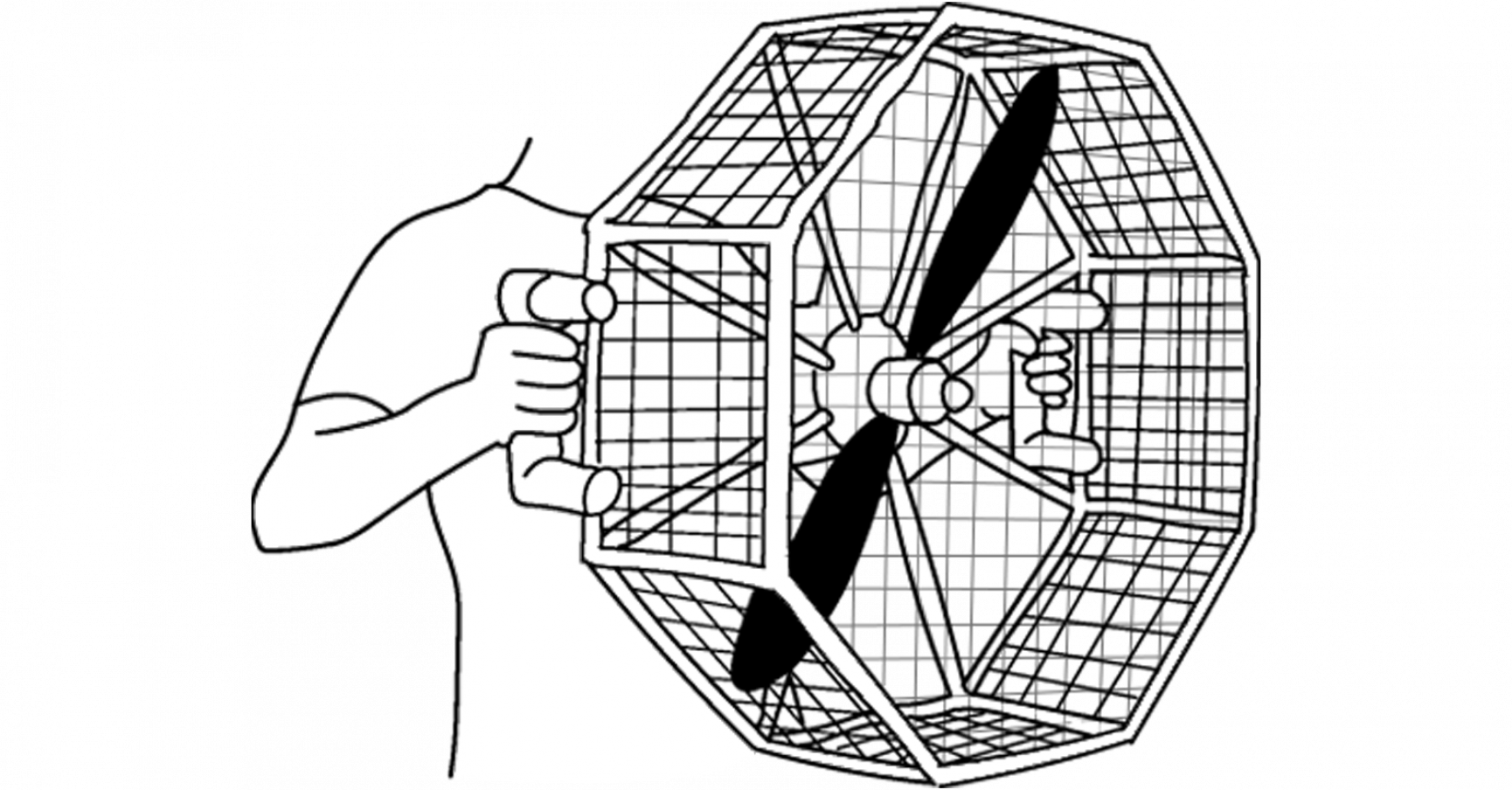 2ft Handheld Fan
