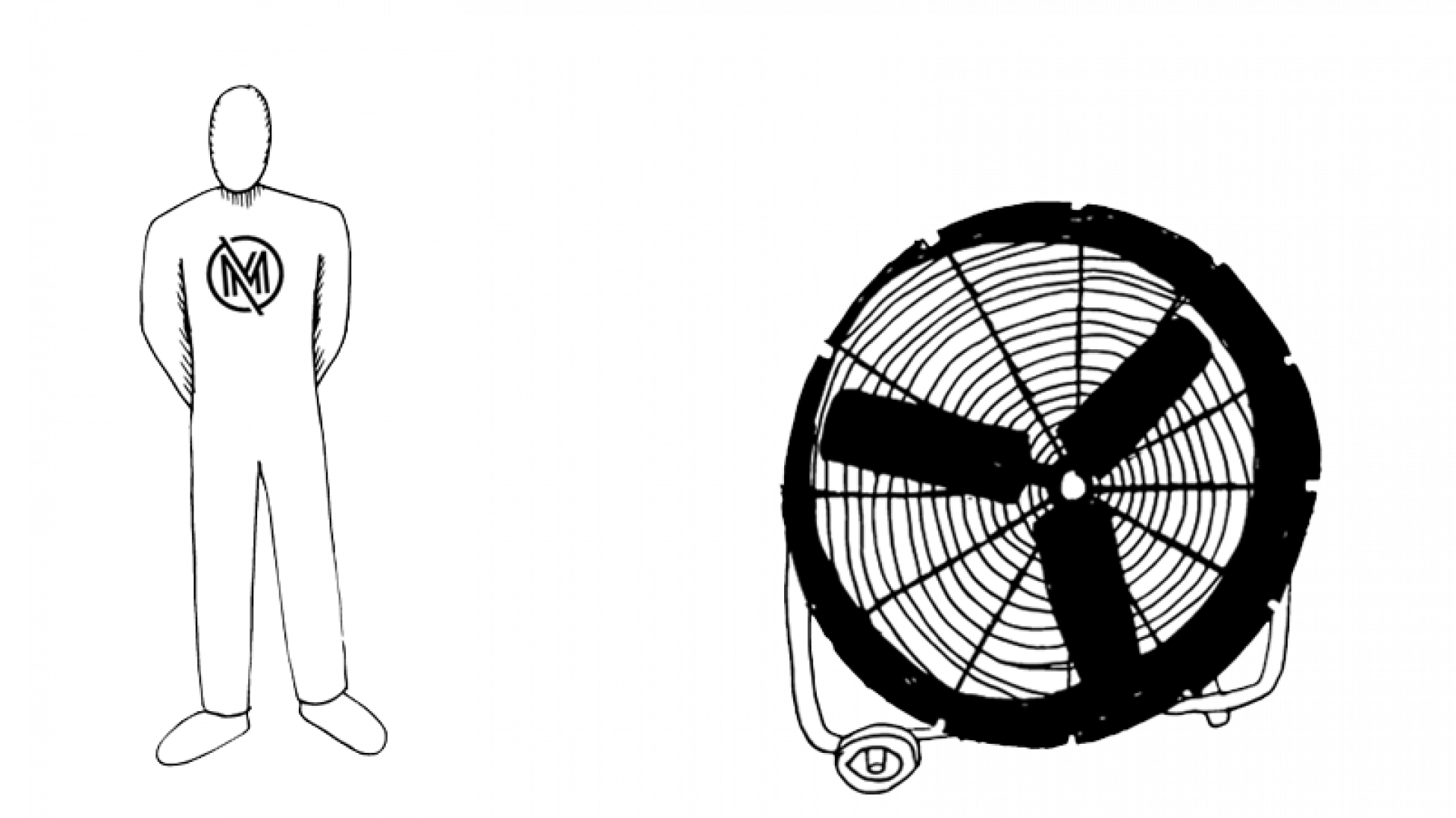 3ft Lightweight Fan