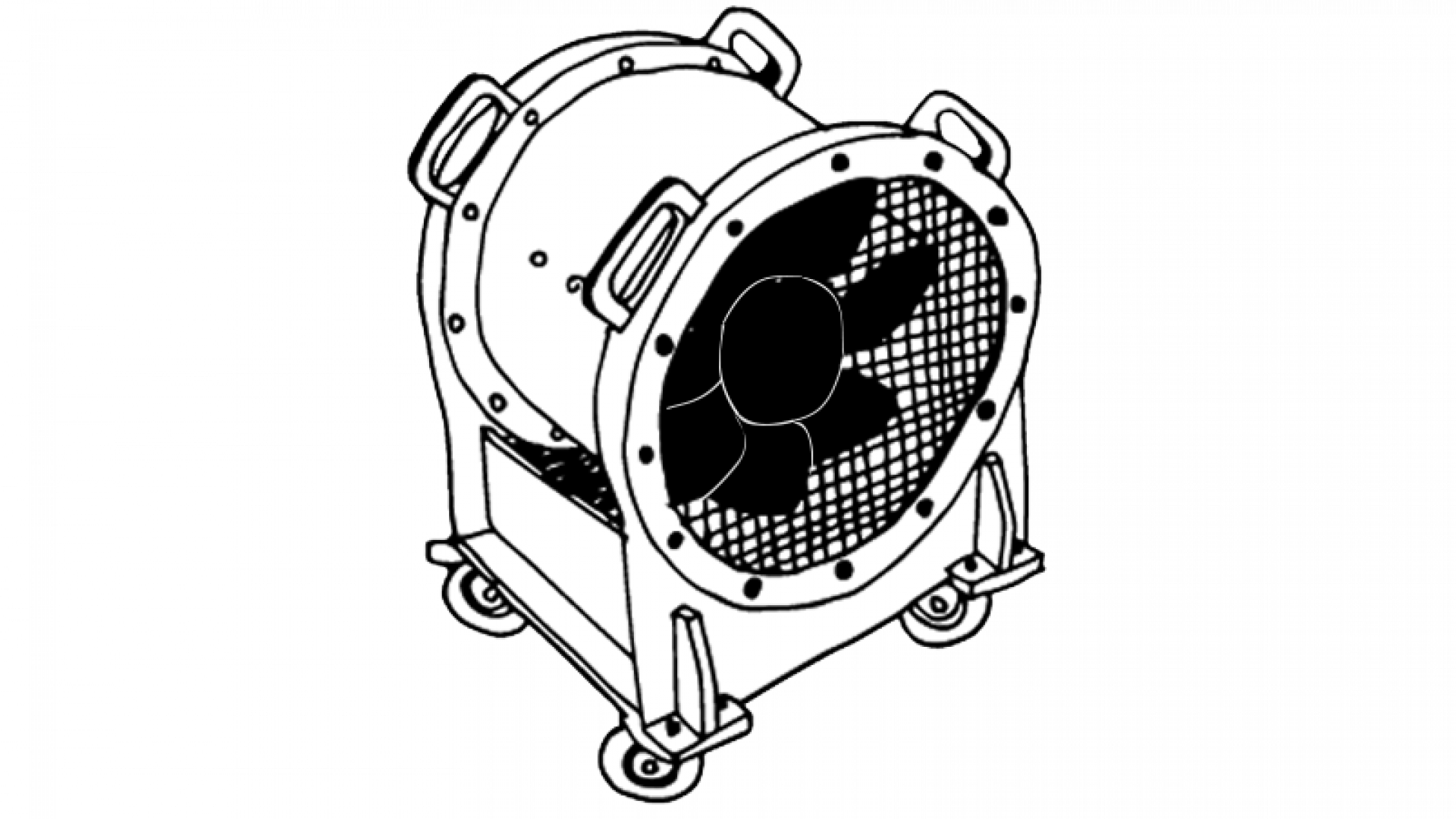 Double Bladed Fan