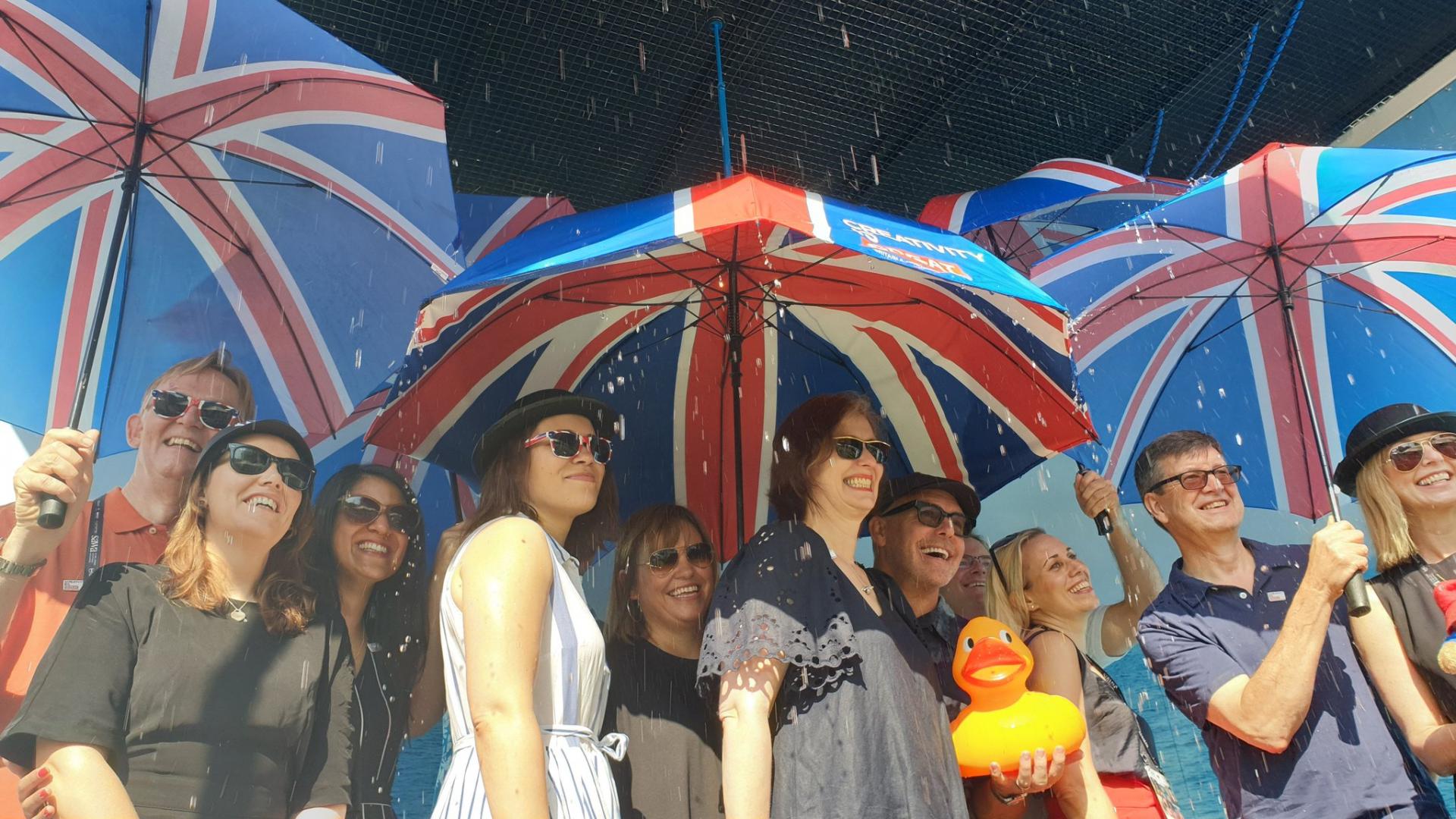 Cannes Lions awards rain installation